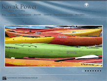 Tablet Screenshot of kayakpower.org